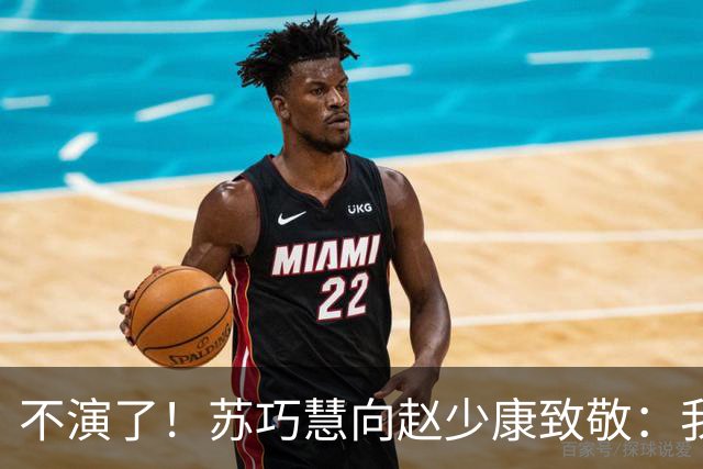 不演了！苏巧慧向赵少康致敬：我是最新的时代、最好的选择